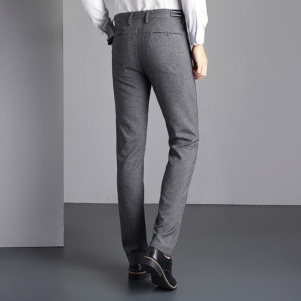 

men's suits & blazers mens suit pants nice men dress straight business formal male smart casual trousers 28-36, White;black