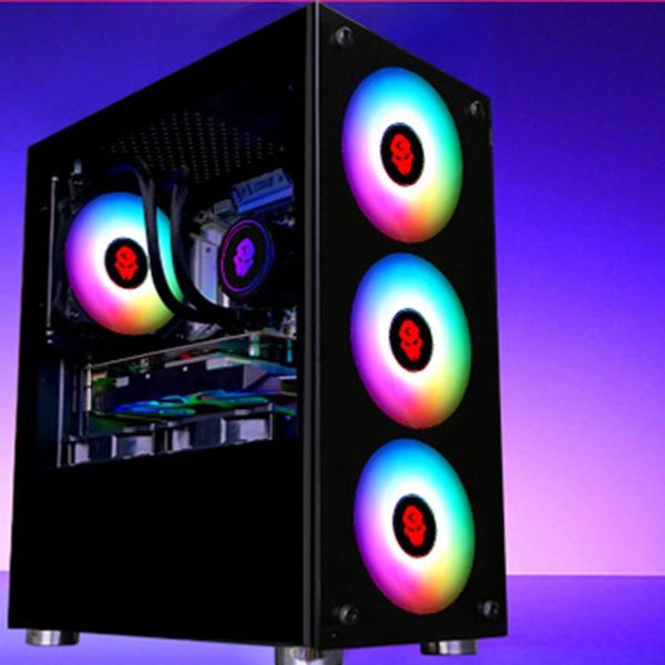 

fans & coolings rgb cooling fan water radiator cpu integrated single drain kit computer case dja88