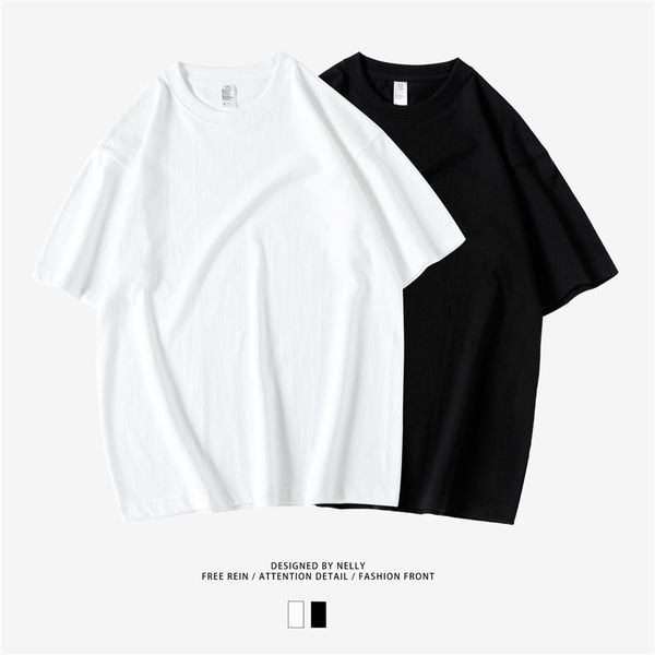 

men's t-shirts summer short sleeves fashion printed casual outdoor mens tees crew neck clothes 21ss 7 colors, White;black