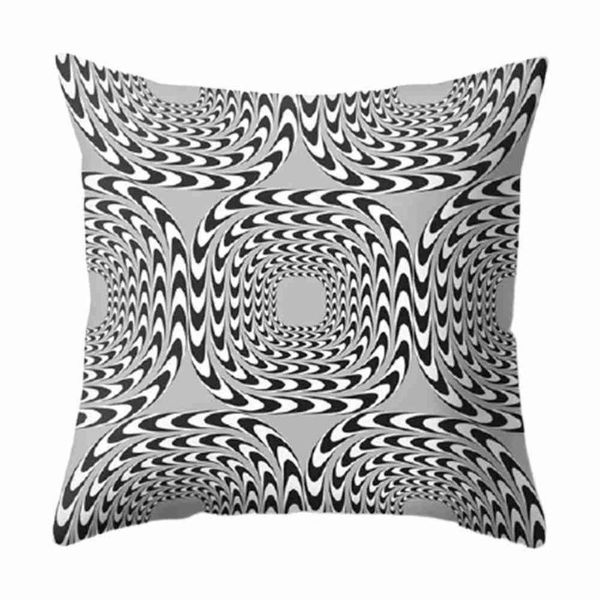 

cushion/decorative pillow geometry case abstract black white striped dotted grid geometric art cases cover home decorative pillowcases