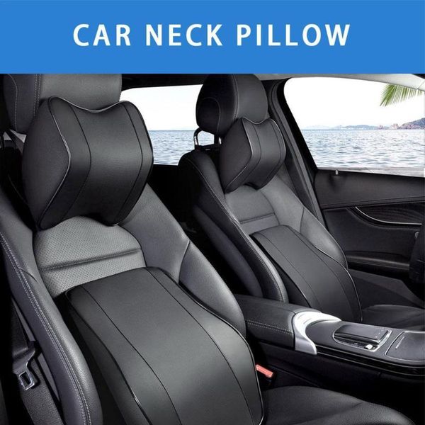 

seat cushions universal car headrest pillow neck breathable memory cotton lumbar support auto rest cushion