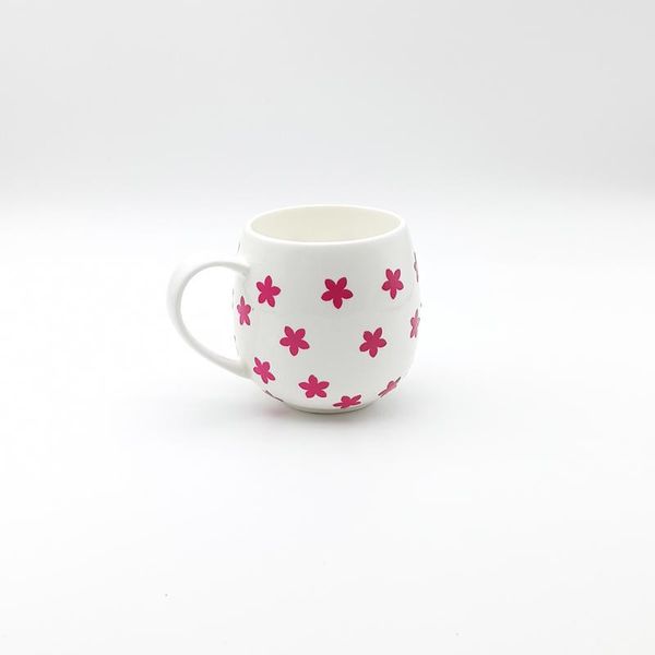 

mugs bone china cup decal ceramic mug cute small floral milk tea home coffee