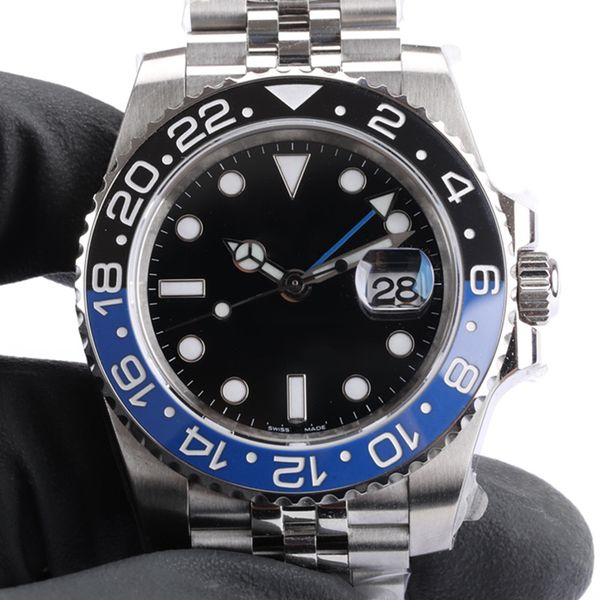 

christmas present aaa+ watch mens watches mechanical submarine fashion 2813 40mm between gold stainless steel strap sapphire mirror waterpro, Slivery;brown