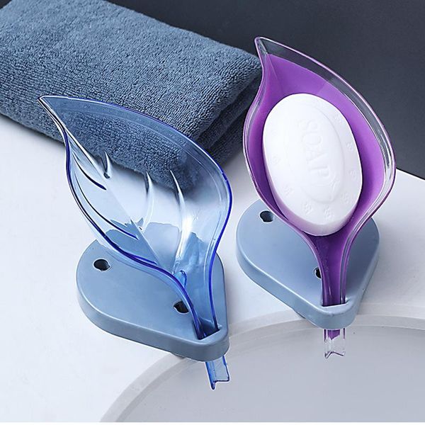 

soap dishes leaf shape box bathroom holder dish storage plate tray case supplies