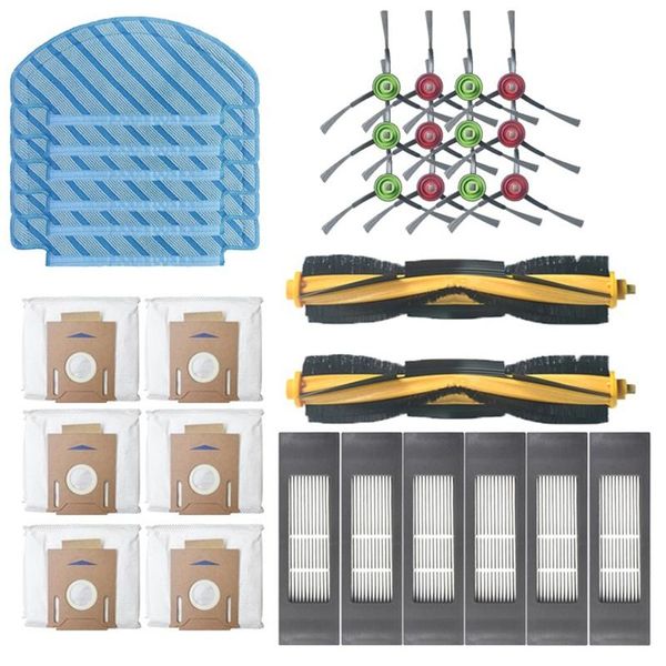 

vacuum cleaners main brush side hepa cleaning cloth for ecovacs deebot ozmo t8 aivi robot cleaner accessories
