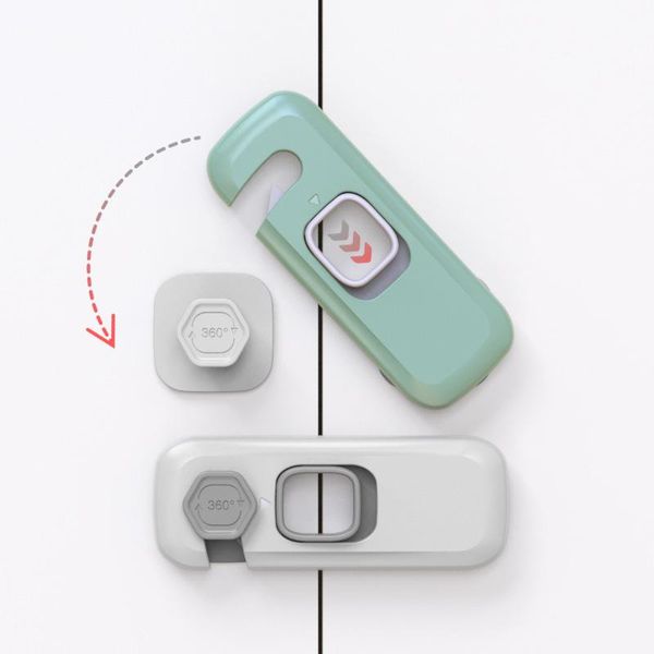 

carriers, slings & backpacks 5pcs/lot child safety lock cabinet drawer door locks protection baby anti-pinch hand plastic gray refrigerator