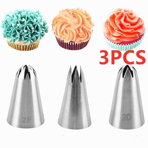 

pastry large size cream steel stainless nozzle icing piping set decorating russian tips cupcake cakes baking tools &