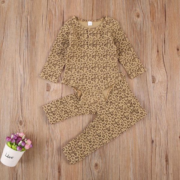 

clothing sets 2pcs leopard pullover long pants bebes set vetement robe baby boys clothes winter born infant 0-4y fashion, White
