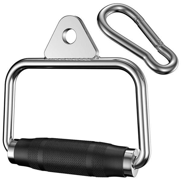 

pulldown cable machine handles, heavy duty triceps biceps press down handle for pulley workouts home gym accessories