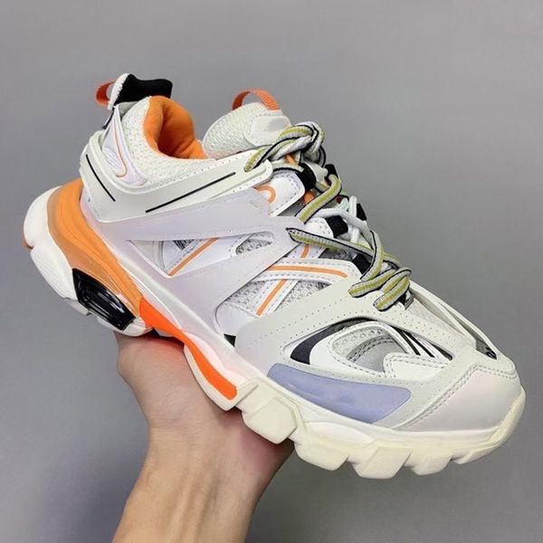 2021 3.0 Трек 2 Runners Shoes Men Women Fashion Yellow Pink Black Pare Sport Casual Trainers Trainers кроссовки Old Daddy Высококачественный размер 45