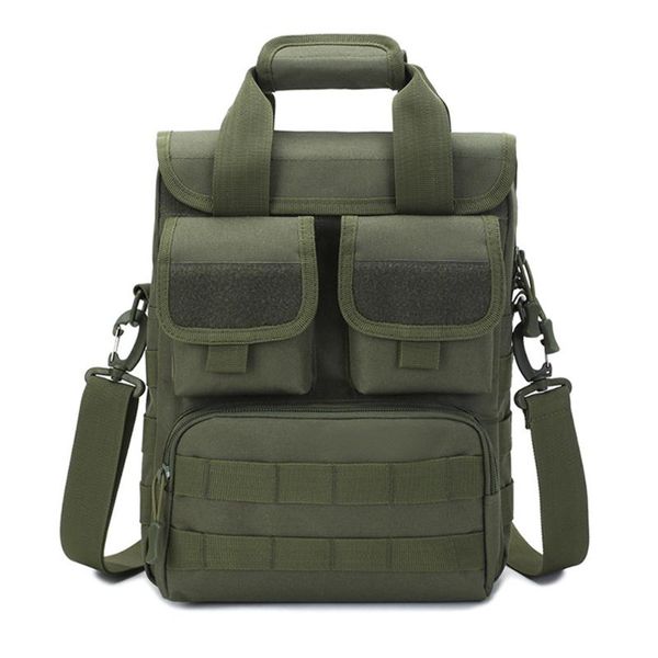 

outdoor tactical backpack military fan camouflage messenger shoulder bag multiple pocket durable waterproof big capacity. bags