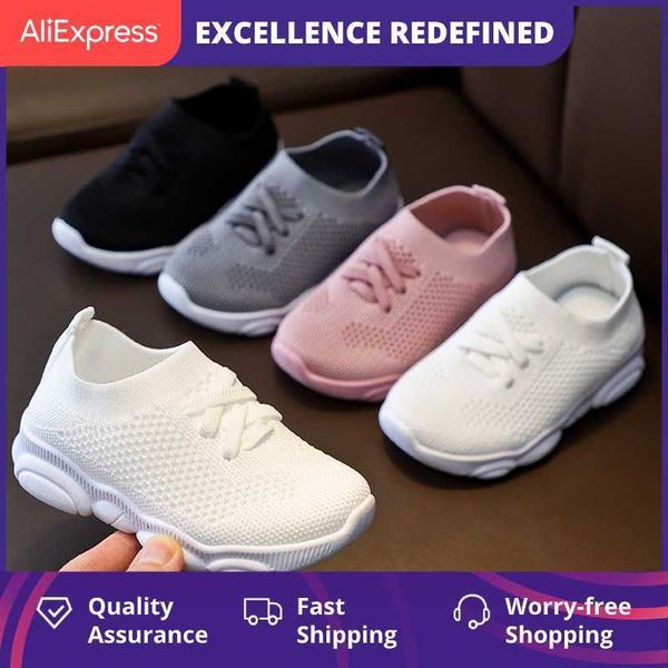 

kids shoes anti-slip soft rubber bottom baby sneaker casual flat sneakers shoes children size kid girls boys sports shoes x0703, Black;red