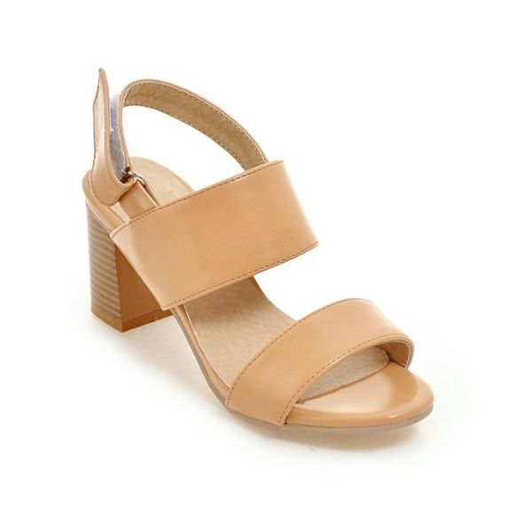 

sandals shoes beige heeled open toe 2021 summer large size espadrilles platform black fashion peep girls comfort gladiator high