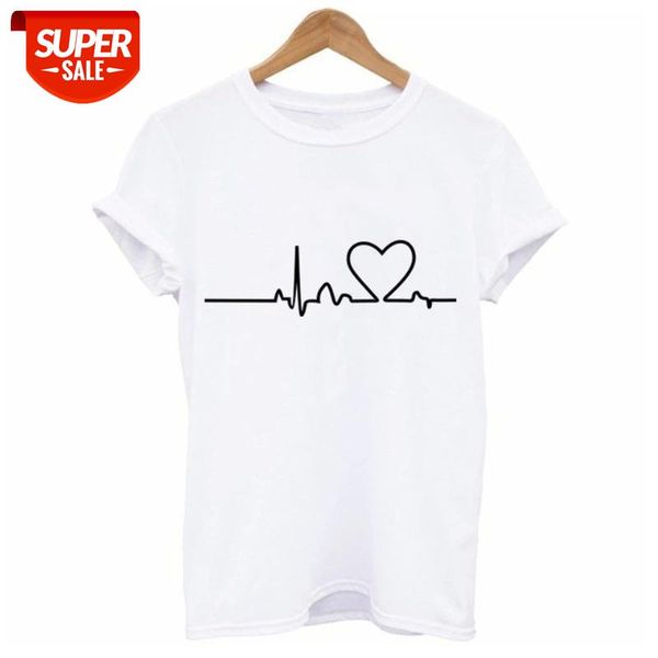 

2019 new harajuku love printed women t-shirts casual tee summer short sleeve female t shirt for women clothing #uw8f, White