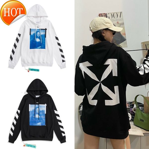 

mona print trendy lisa off loose thin sweater style casual couple hoodie jacket, Black