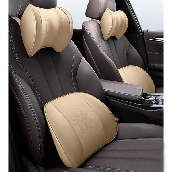 

seat cushions car lumbar support pillow black memory foam lower back cushion for waist and hip pain relief