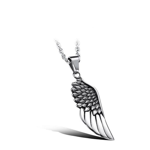 

chains angel men's pendant simple fashion style wing necklace, Silver