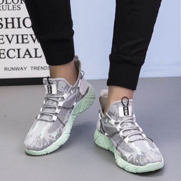 

zapatos hombre fashion mens breathable casual shoes multicolor wearable hiking shoes lightweight lace-up outdoor hiking shoes