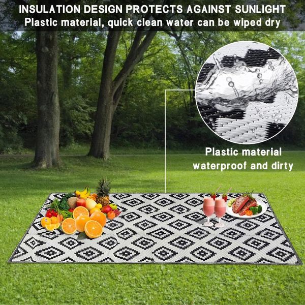 

carpets double-sided mats double-side straw 120*180 cm modern outdoor floor picnic rug pad kids baby games mat