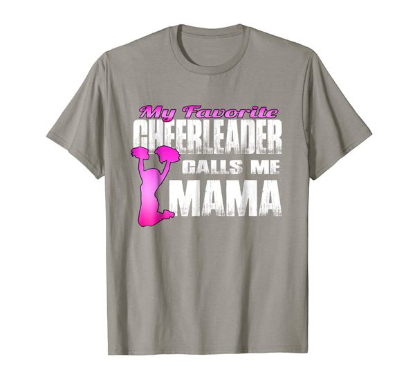 

My Favorite Cheerleader Calls Me Mama Cheer Mom Shirt, Mainly pictures