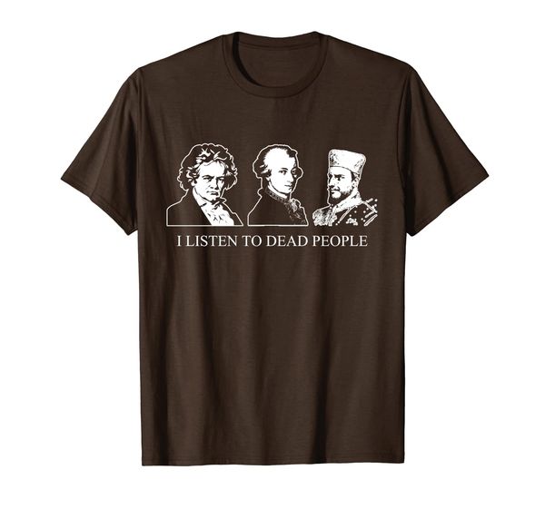 

i listen to dead people funny shirt music lovers gifts, White;black
