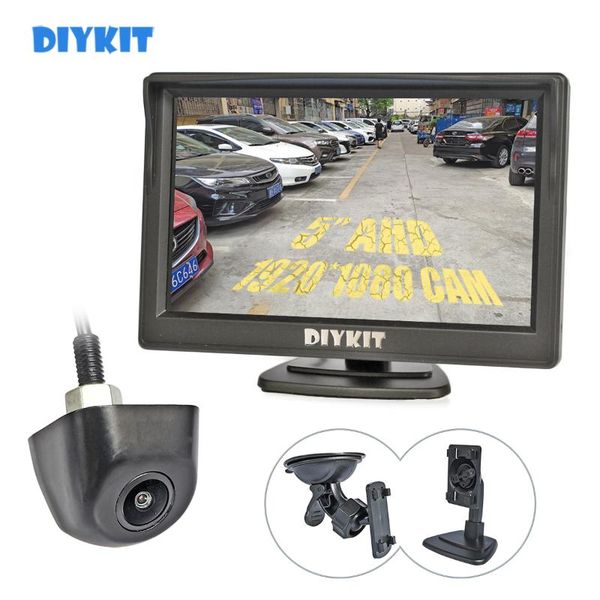 

5" ahd backup car monitor 1920*1080p hd 170 degree starlight night vision cam vehicle reverse camera for suv mpv rv rear view cameras&