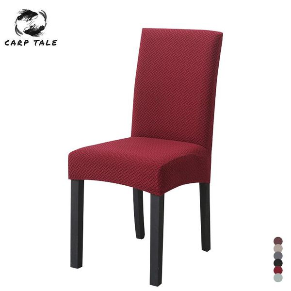 

chair covers 1/2/4/6pcs dining cover jacquard spandex slipcover protector case stretch kitchen seat el banquet elastic