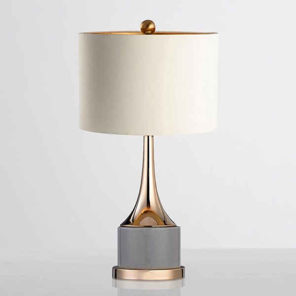 

table lamps sarok modern led lamp gray iron nordic luxury bedside desk for home foyer study bed room decoration