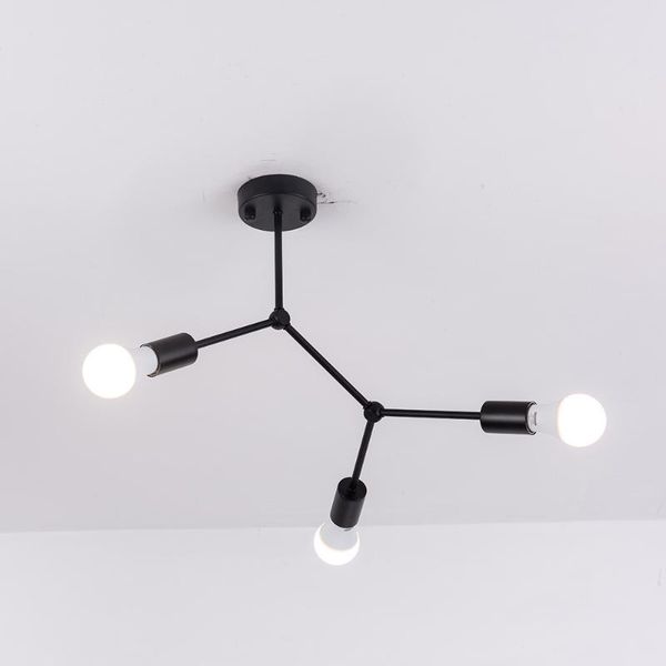 

multi heads ceiling lights led lamp retro industrial luminaria personality lamparas for living room plafonnier ac