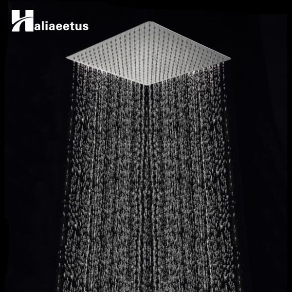 

bathroom shower heads 16 inch large square rain showerhead stainless steel high pressure mount head chrome wall ceiling