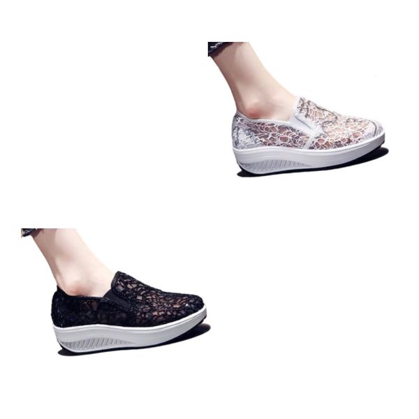 

women's sports shoes lace mesh thick bottom large/gjw80207