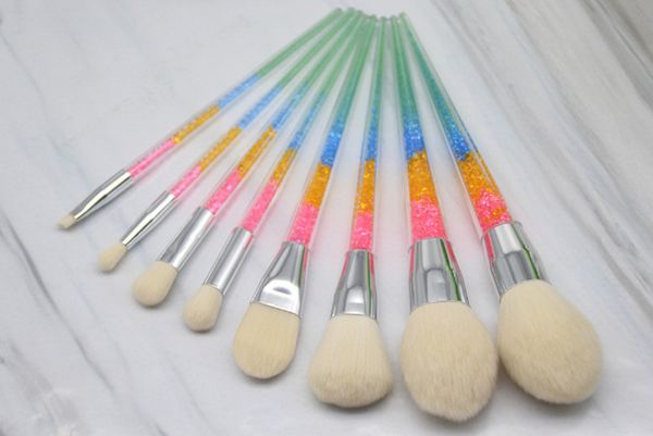 

20sets 8pcs makeup brushes set powder foundation eyeshadow eyebrow liner powder cream brush tool pinceles de maquillaje
