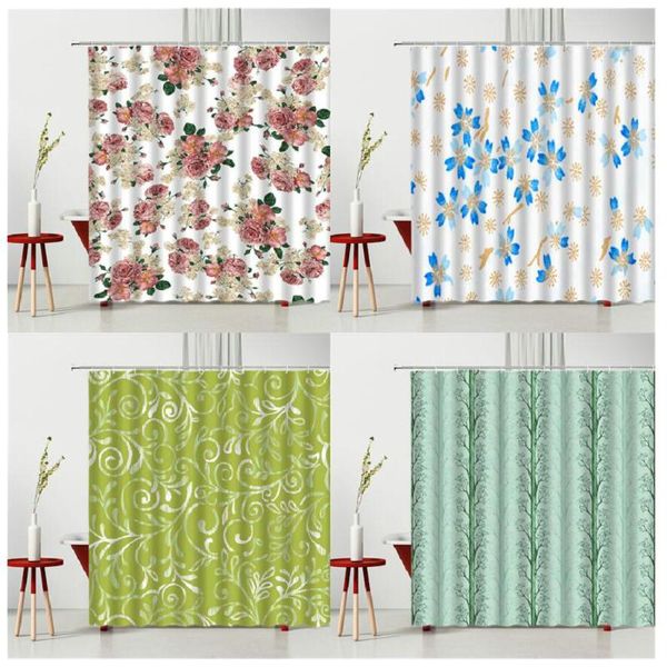 

shower curtains bohemian style waterproof mandala flower printing bathtub decor bath curtain polyester fabric multiple size