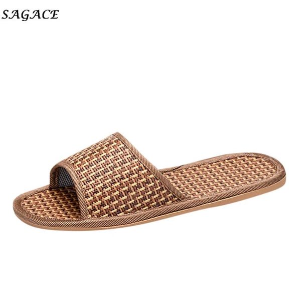 

shoes women summer slippers couples cane tpr home 2021 fashion autumn size 38-45, Black