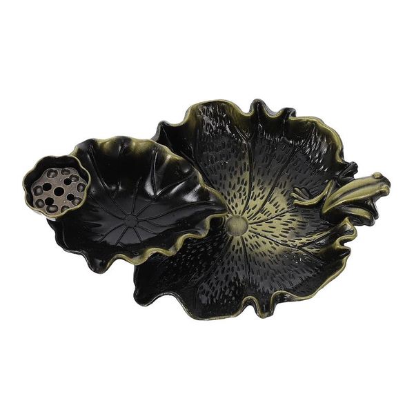 

fragrance lamps 1pc backflow incense burner zinc alloy holder aroma therapy supplies