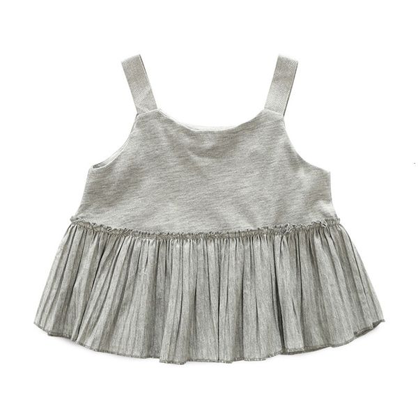 

summer children's fashion children's treasure suit batch cotton lace suspender loose casual sports pants suit, Blue