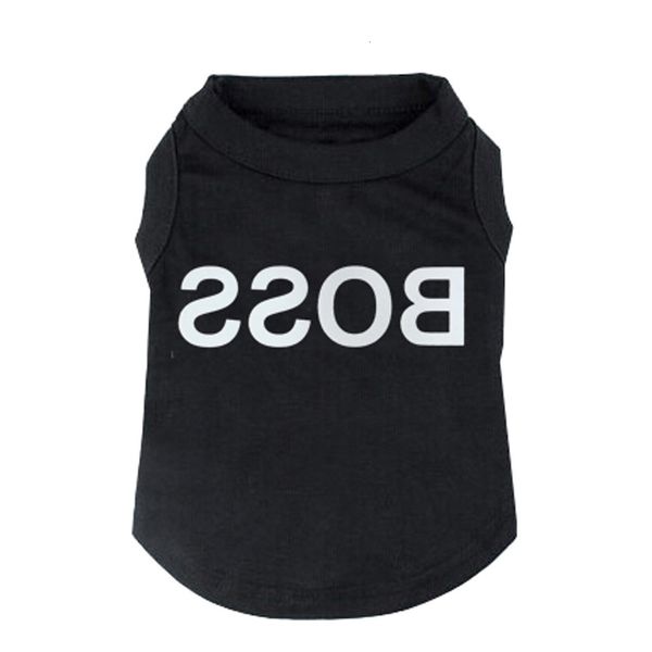 

spring and summer t-shirt clothes boss printed dog vest pet products