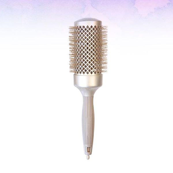 

1pc hair salon professional aluminum tube curling comb multi-purpose roller for and home (26x6.5cm) brushes, Silver