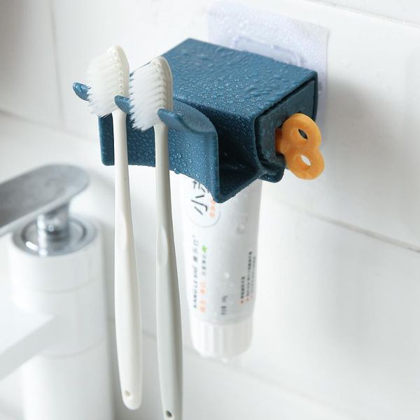 

toothbrush holders manual toothpaste squeezer dispenser tube facial cleanser clip on home bathroom accessories paste hook up press rolling h