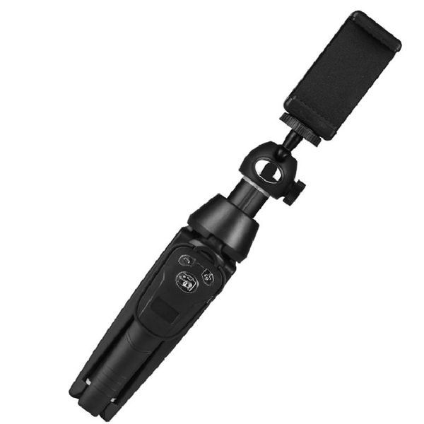 

multifunctional selfie stick tripod portable all-in-one expandable phone stand with bluetooth remote for smartphone monopods
