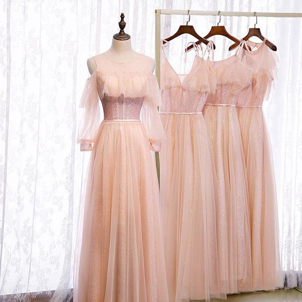 

elegant exquisite applique evening party dress temperament vintage banquet gown sweet mesh bridal wedding dresses ethnic clothing, Red