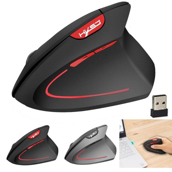 

wireless mouse 2.4ghz game ergonomic design vertical 2400dpi usb mice