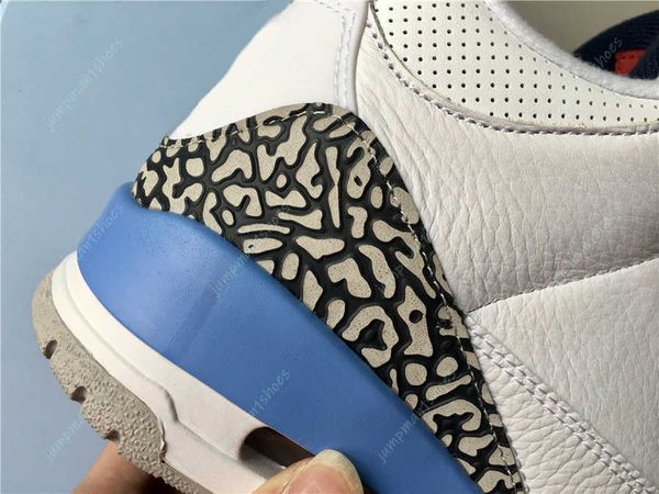 

with box jumpman 3 3s valor blue mens basketball shoes1weq