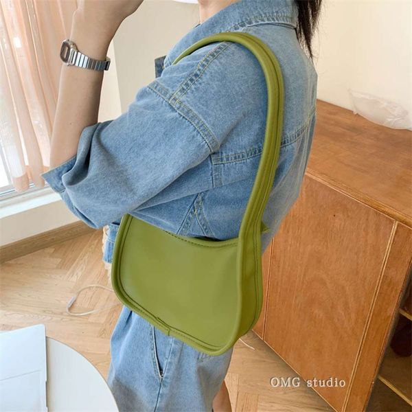 

soft pu leather ladi small underarm bags simple candy color women single shoulder bag elegant dign female purse handbags