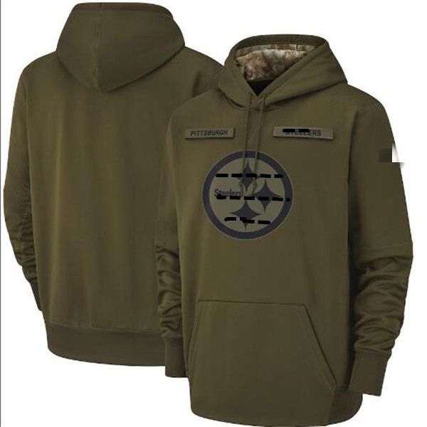 

men women youth pittsburgh style steeler hoodies sweatshirt 2018-22 olive salute to service sideline therma performance pullover hoodie, Blue;black