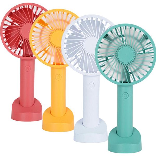 

electric fans mini fan usb charging ultra-quiet portable handheld air cooler can be used as a mobile phone holder small 5
