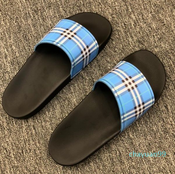 

2021 woman/man sandal slippers sandal beach causal men women slipper flat shoes slide eu:35-45 256352box, Black