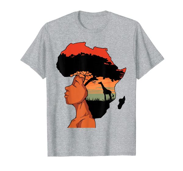 

african american woman pride melanin afro black history t-shirt, White;black