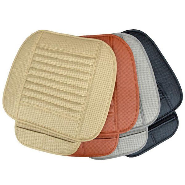 

car seat covers cover breathable pu leather bamboo charcoal interior cushion pad for supplies office chair universal