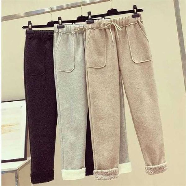 

cotton plaid casual pants trousers women's loose and thin plaid casual pants women female cotton fleecelady trousers p3 562 211112, Black;white